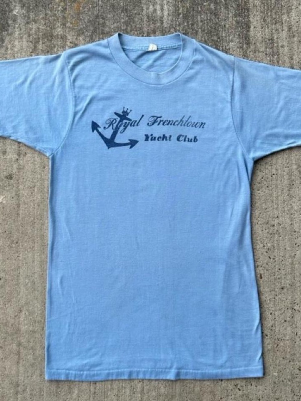Vintage 80s Royal Frenchtown Yacht Club Tshirt